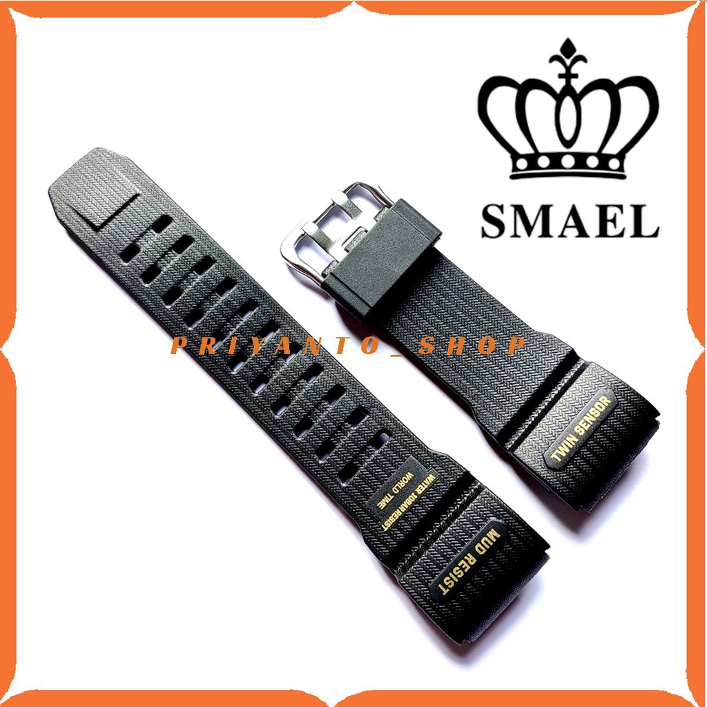 Tali Jam Tangan Smael 8010 SMAEL 8010 Original Oem Rubber Strap