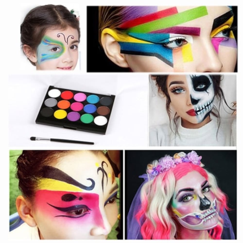 

PALET FACE & BODY PAINTING FACE PAINTING 15 WARNA