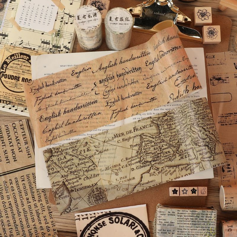 

Hazzel Washi Tape Vintage Lebar 10 cm