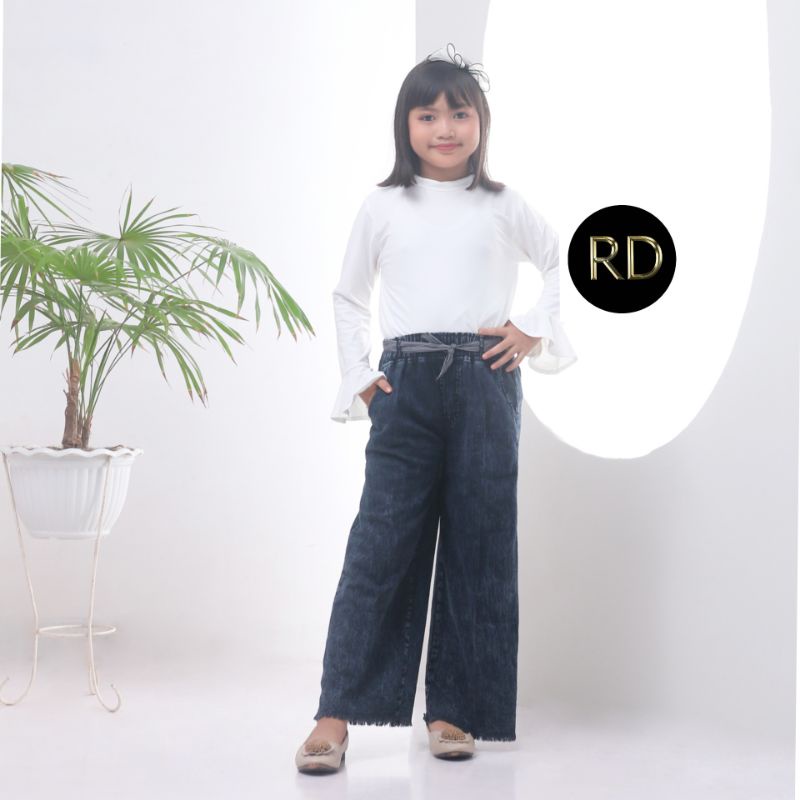 CELANA KULOT ANAK 9-14 TAHUN KULOT JEANS ANAK PEREMPUAN CELANA KULOT ANAK TERBARU