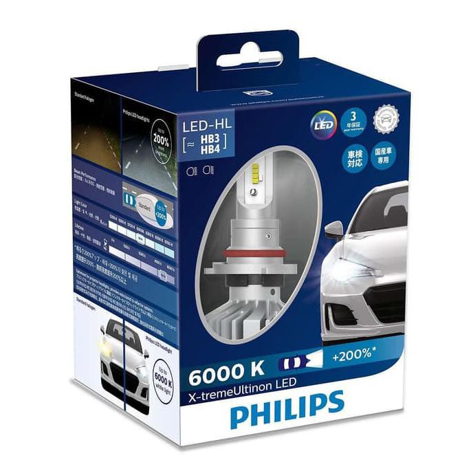 DISCOUNT PHILIPS LED XTREME ULTINON HB3/HB4 / LAMPU MOBIL LED HB3/HB4 #1