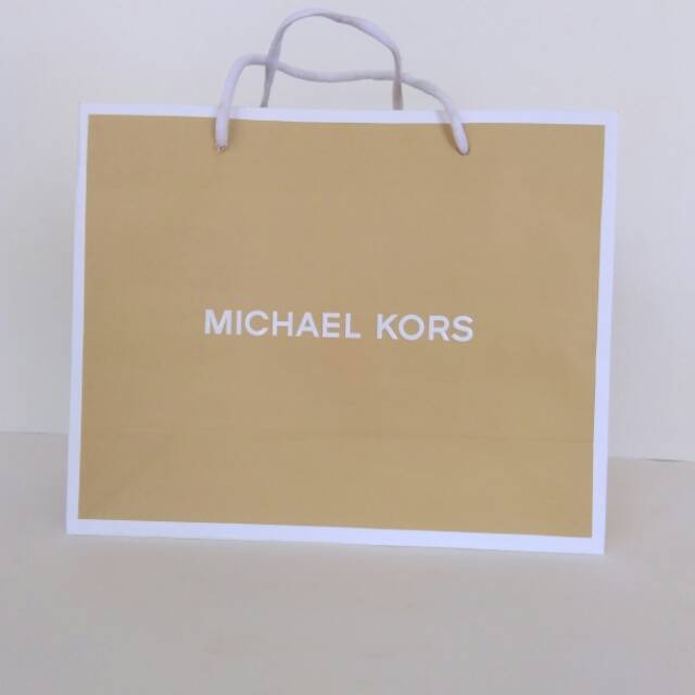 PAPER BAG BRANDED MICHAEL KORS JUMBO L tersedia harga grosir