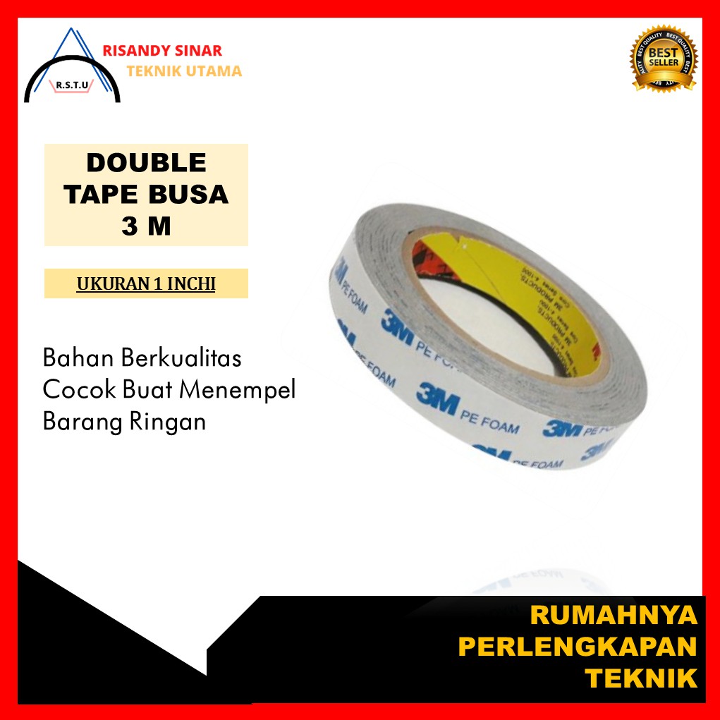 

Double Tape Busa 3 M | Isolasi Double Tape 1 Inchi |Isolasi Double Murah