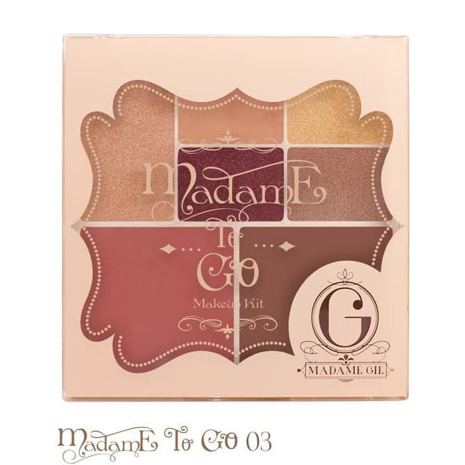 Madame Gie Madame To Go - Face Pallete/ Eyeshadow Palette Kecil Madam Gie - Madame Gie Get Away