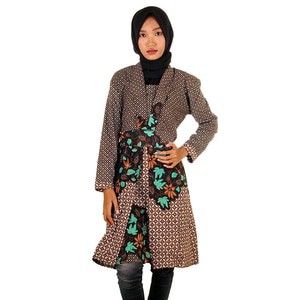 Blouse Batik Panjang|Tunik Batik I Blouse Batik Wanita Sania - Warna 1