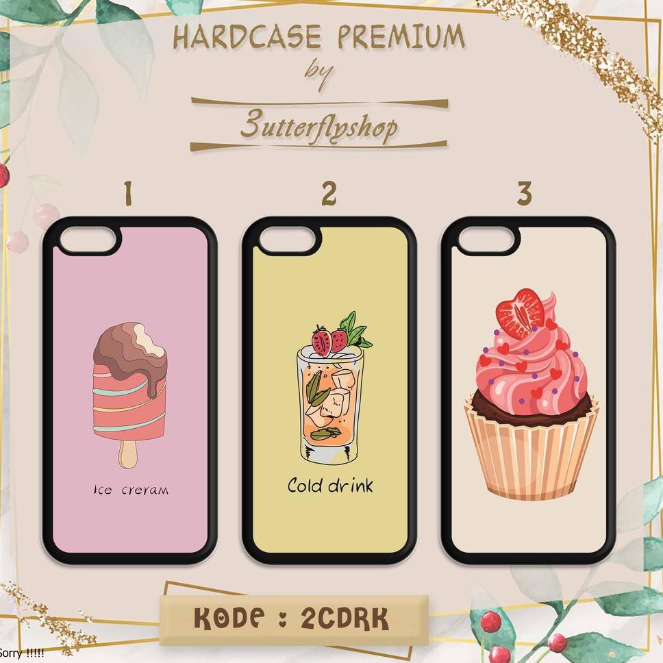 Stock Banyak Hardcase Dessert Ice Cream Cupcake Animasi Case