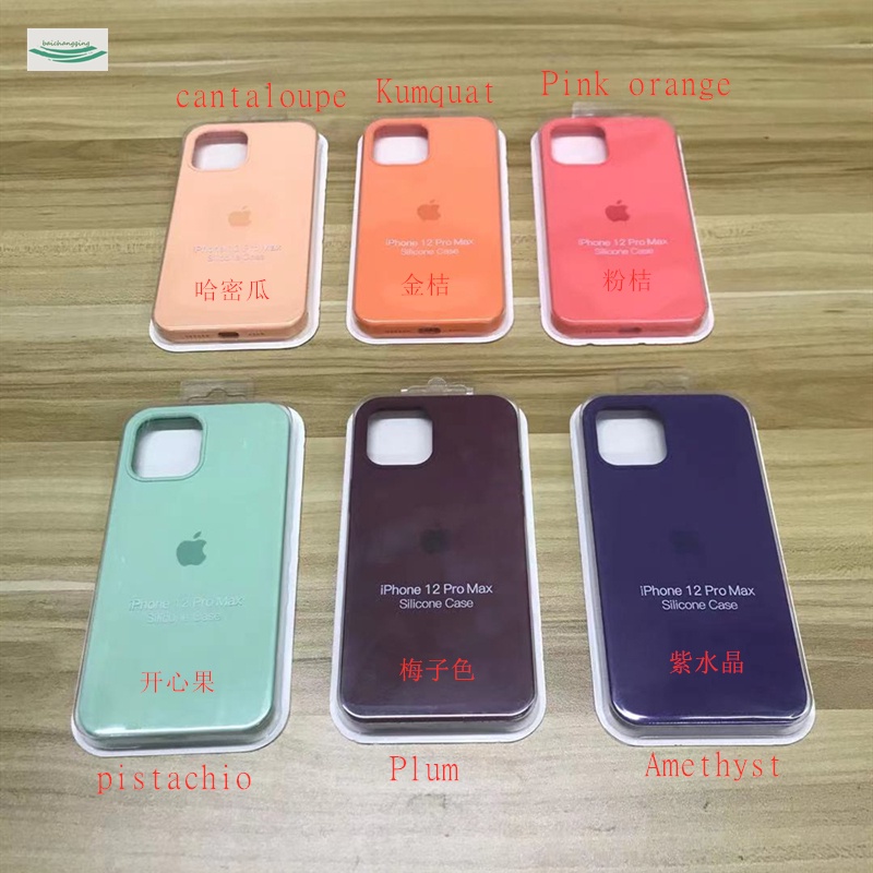 Soft Case Silikon Warna Plum Untuk Iphone 12 11 Pro Max X Xs Xr 6 7 8 Plus Se2 2020