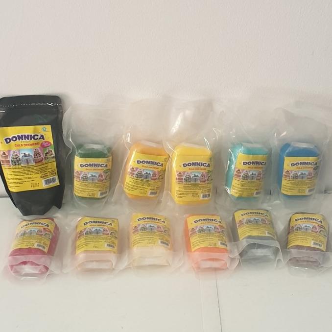 

Fondant cake gula dekorasi Donica fondant merah kuning hijau biru