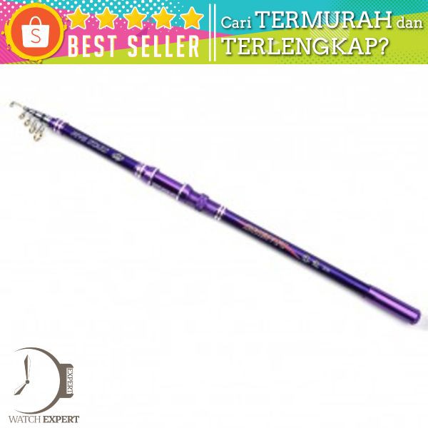 Joran Pancing Carbon Fiber Telescopic 2.4M - Zhenyi ZH07 Ungu