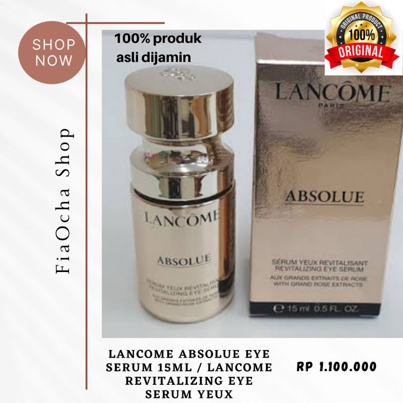 Lancome Absolue Eye Serum 15ml / Lancome Revitalizing Eye Serum Yeux