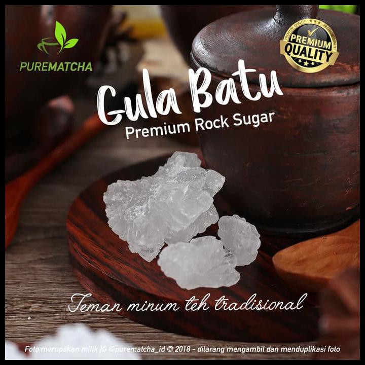 

Gula Batu Alami Putih 1Kg Murni Premium White Natural Rock Pure Sugar