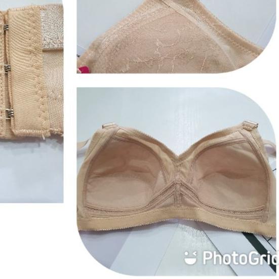 Bh Lydyly L021 Big Cup | Bra Cup Besar Tanpa Busa Tanpa Kawat Kait 3 | Bra Lydyly 021