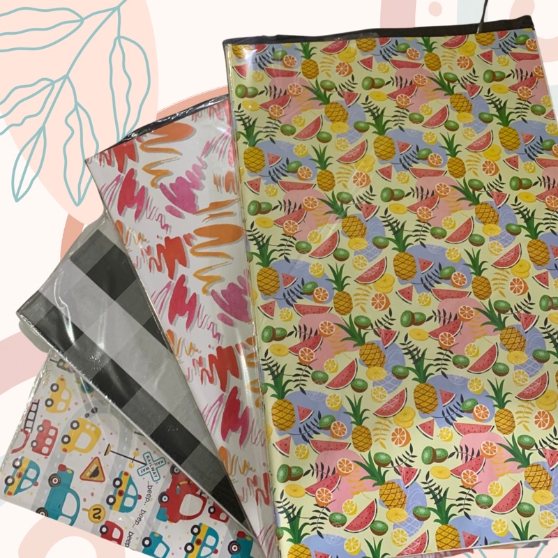 

Kertas Kado Ukuran 63x48cm Isi 50 Lembar (1 Pack 1 Motif)