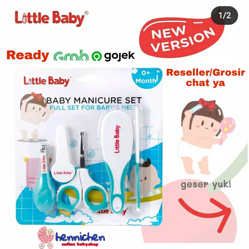 YEAYYY TERMURAHHH  LITTLE BABY MANICURE SET SISIR GUNTING KUKU BAYI 6IN1