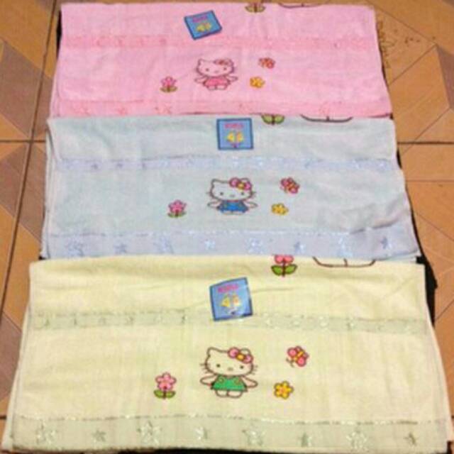 Handuk Bayi Twin Warna Warni 100×50