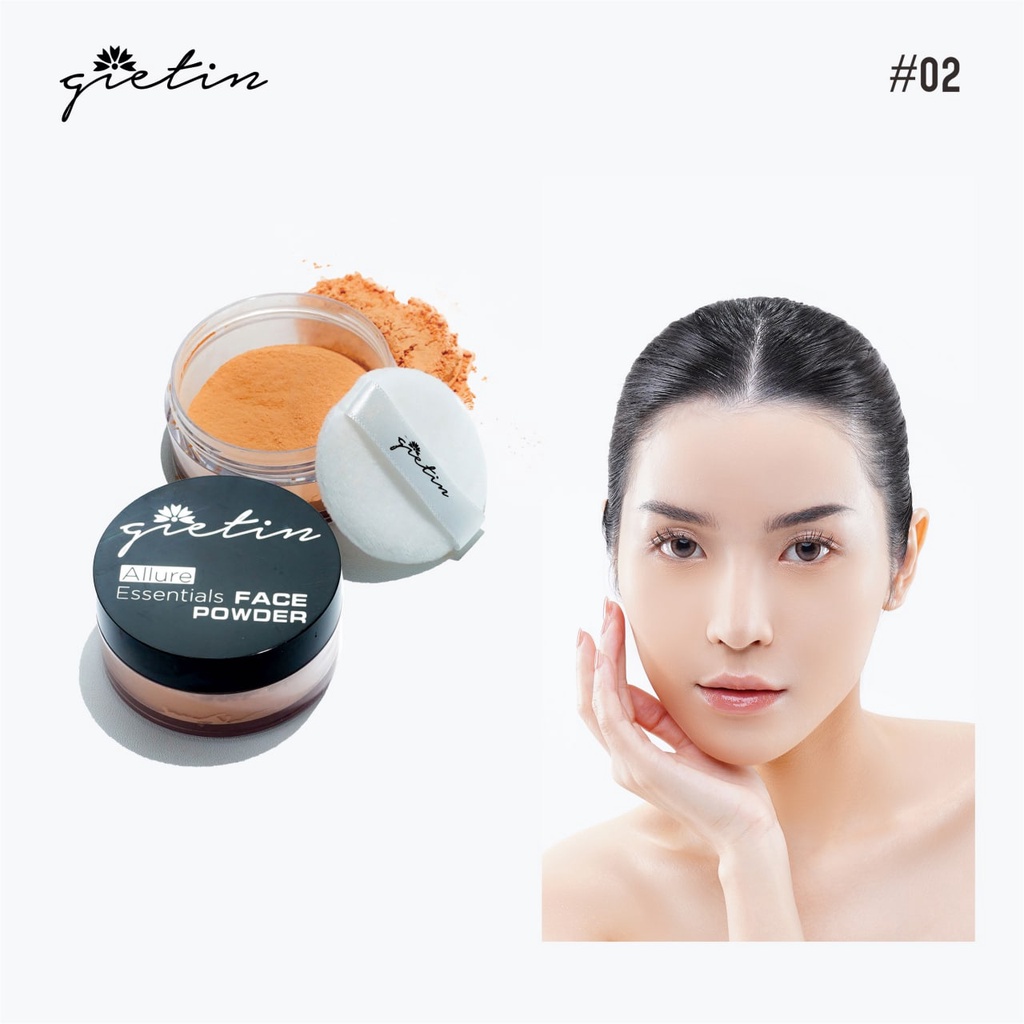 ASK Gietin Allure Essentials Face Powder Loose Powder Bedak Tabur FACE GT06 ORIGINAL BPOM