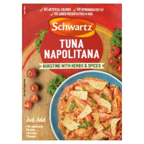 

schwartz tuna napolitana 40gr | pasta | import