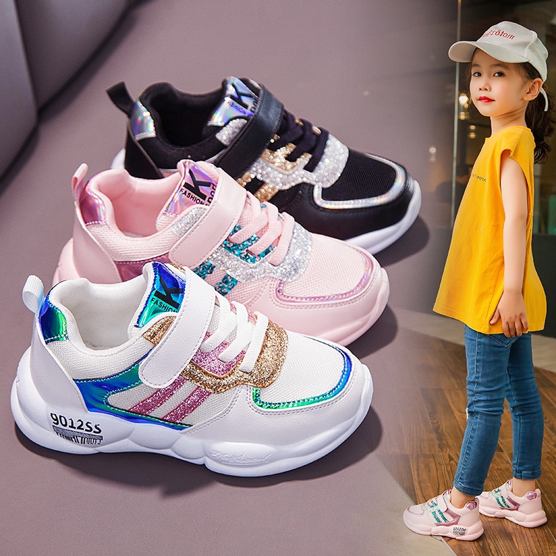  Sepatu  Anak  anak  Perempuan  Sneakers 2021 Baru Musim Gugur 