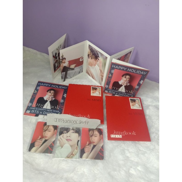 PHOTOCARD DICON TAEHYUNG & DICON JUNGKOOK+ACCOR JUNGKOOK