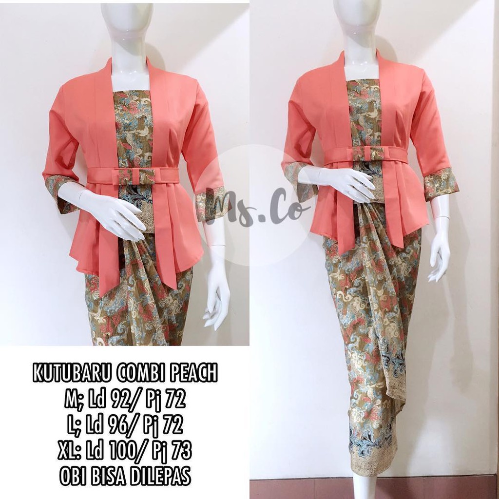 Setelan Kebaya Combi / Kebaya Motif / Kebaya Elnira Aneka Pilihan Warna.