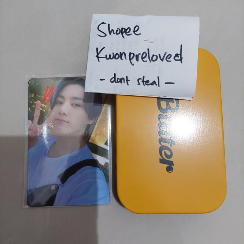 OFFICIAL JUNGKOOK POB BUTTER CREAM BTS WITH TIN CASE jk bangtan
