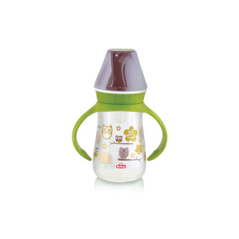 Lusty Bunny Botol Susu Square Hood Dengan Pegangan 125ml dan 250ml Botol Susu Lusty Bunny