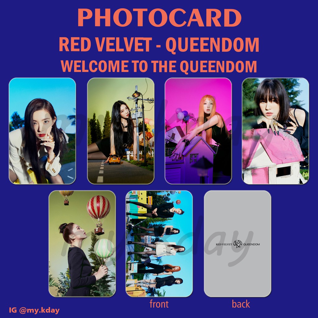 PC-0594, Unofficial Photocard Red Velvet Queendom: Welcom to the Queendom 2 sisi