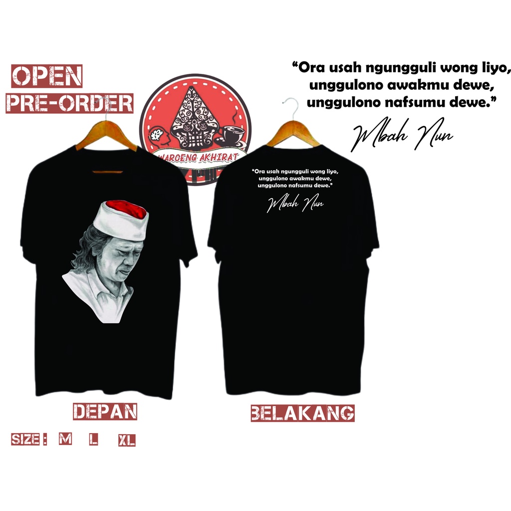 KAOS DISTRO KEREN - KAOS CAK NUN - T SHIRT BAJU DISTRO PRIA WANITA ORIGINAL