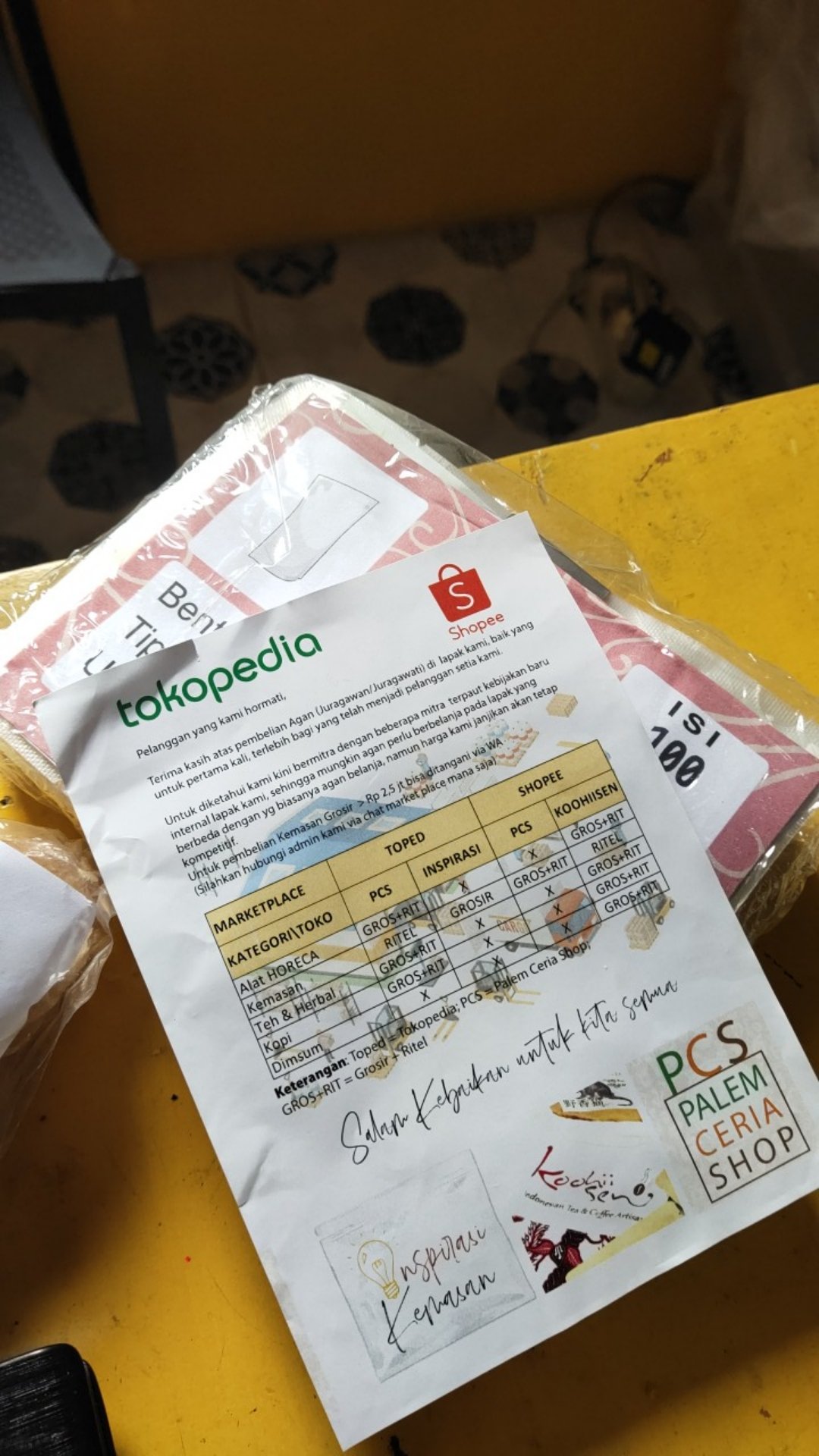 Pouch Cair 250 13x20 Cm Food Grade