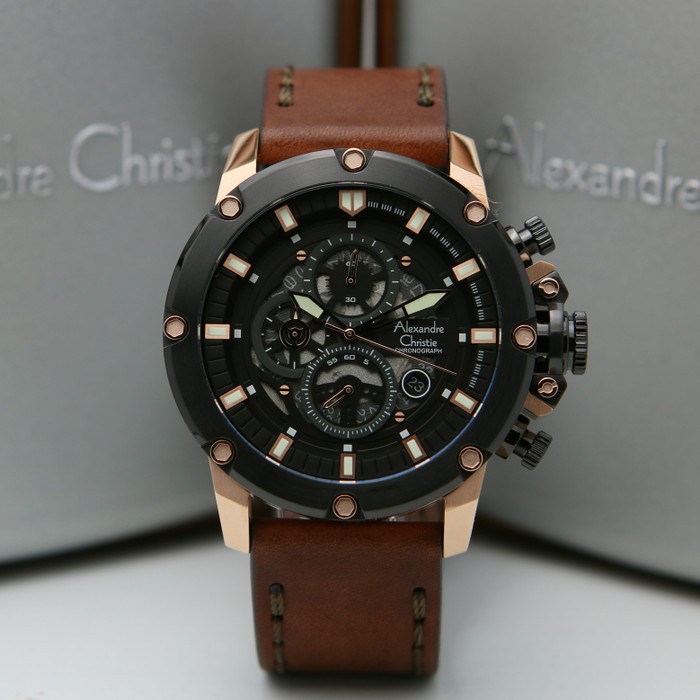 ORIGINAL Jam Tangan Pria Alexandre Christie AC 6564 / ac6564 / 6564 Garansi Resmi 1 Tahun