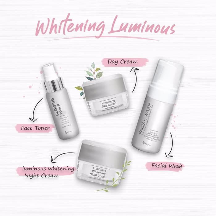 PAKET MS GLOW LUMINOUS WHITENING SERIES - TANPA POUCH