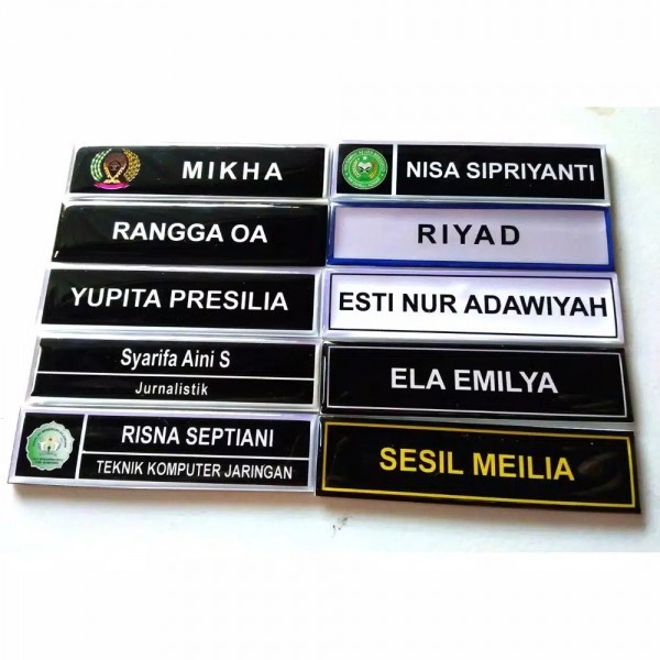 

Nama Dada Resin/Name Tag