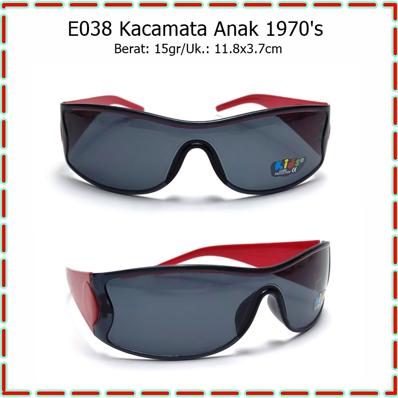 E-038 Kacamata Fashion Anak 1970's