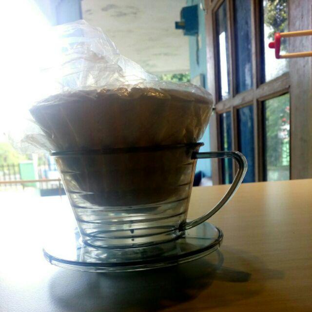 Suji Wave Dripper 155, Grey, White Paper Filter Wave