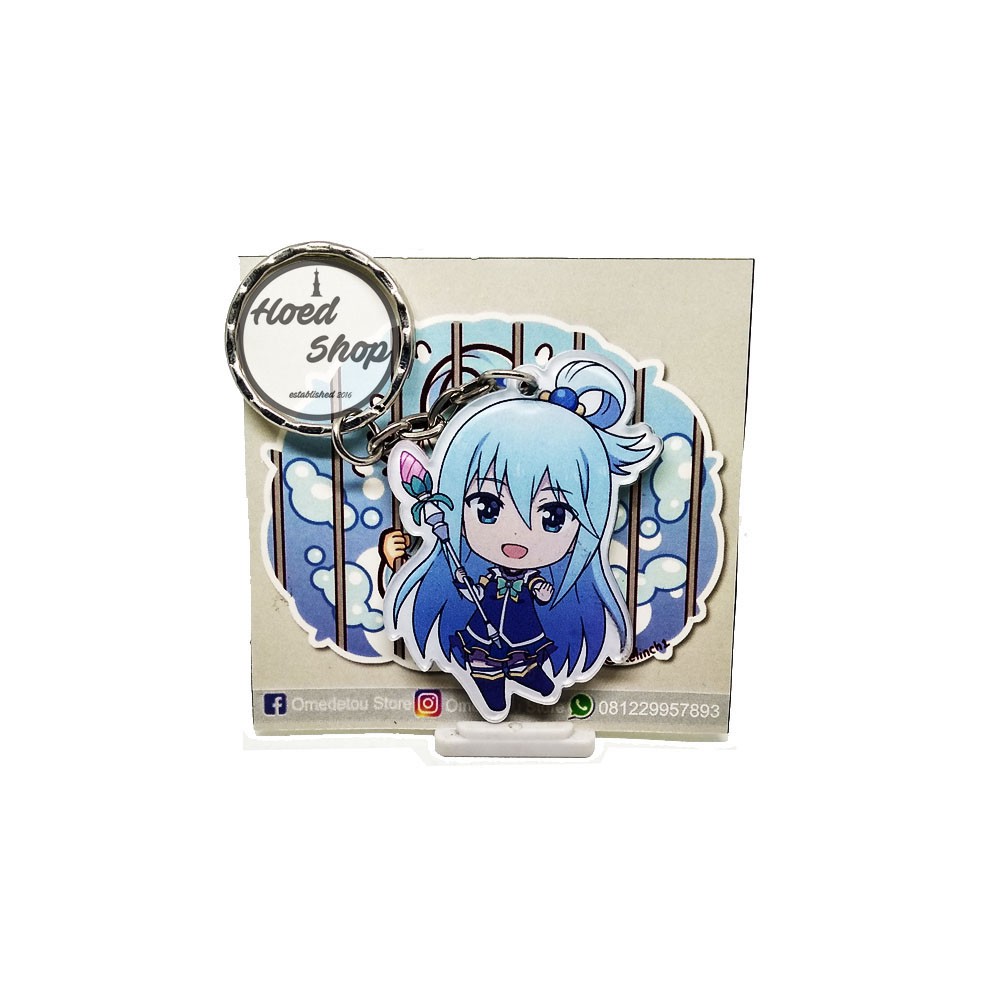 Gantungan Kunci Anime Konosuba Aqua