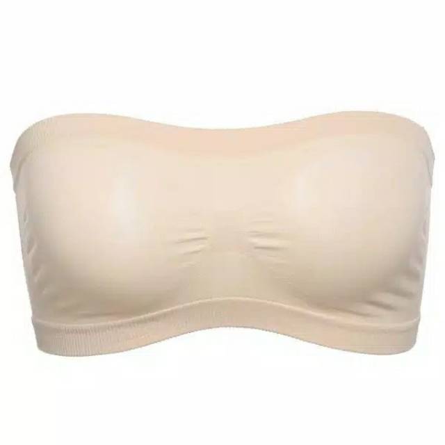 Bra Crop Top Strapless BH Breathable Flexible Pakaian Dalam