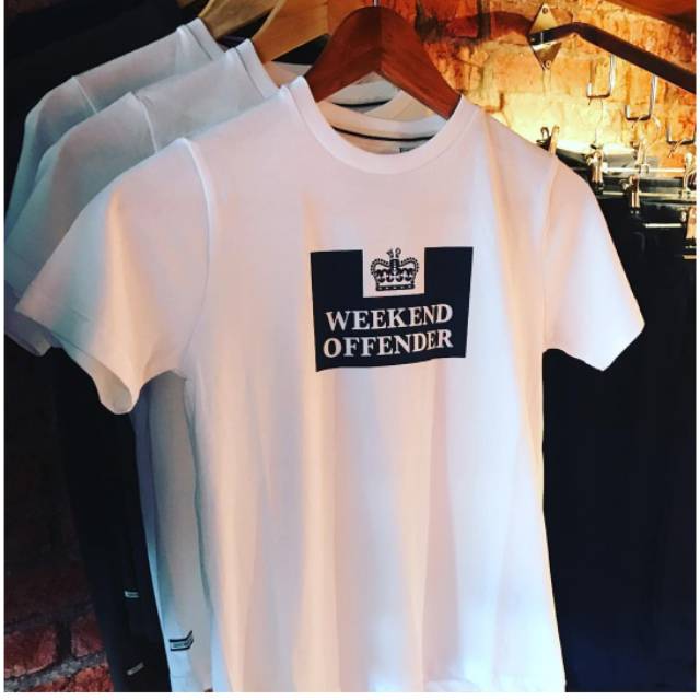 Tshirt baju kaos weekend offender putih bobotoh persib bandung persija jakarta jakartans 1928