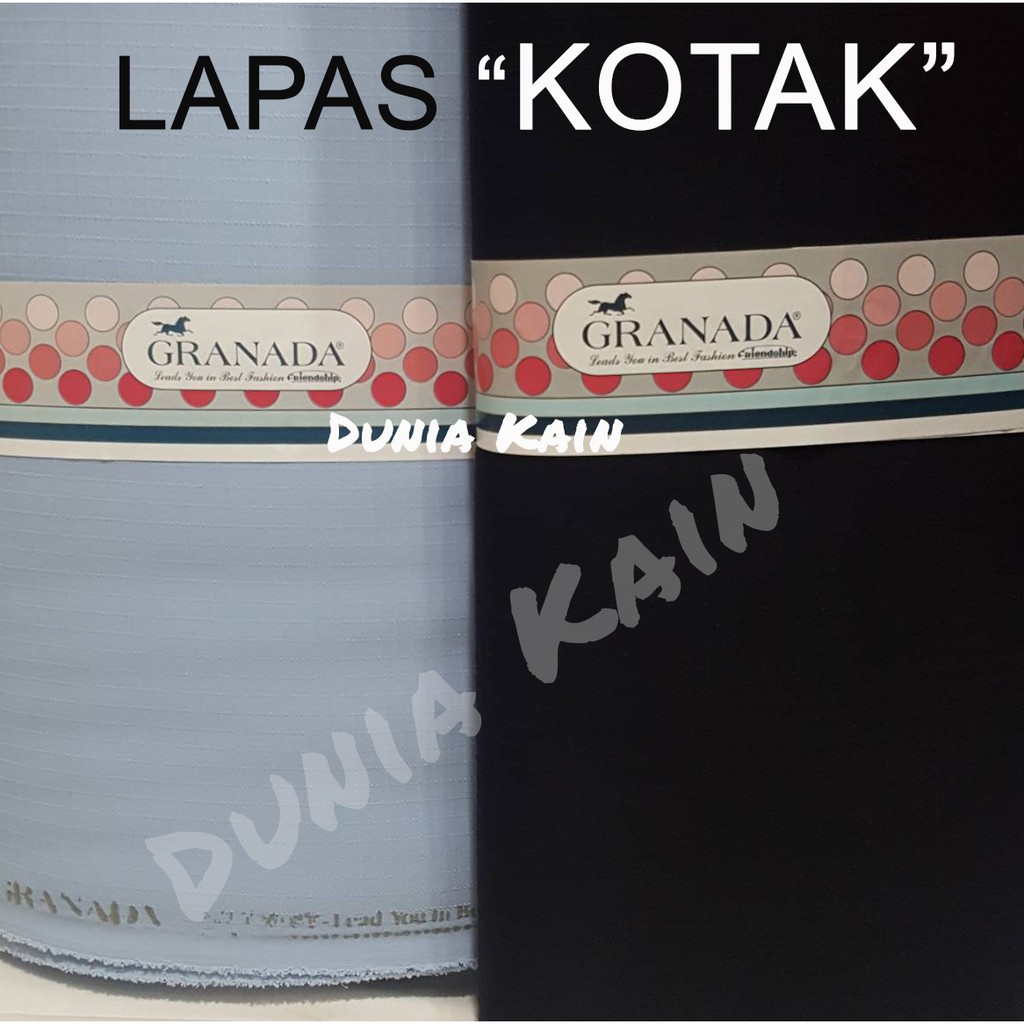 [LAPAS] Bahan Kain Seragam pakaian celana Menkumham Kemenkumham Lapas KOTAK merek Granada Kain Baju 
