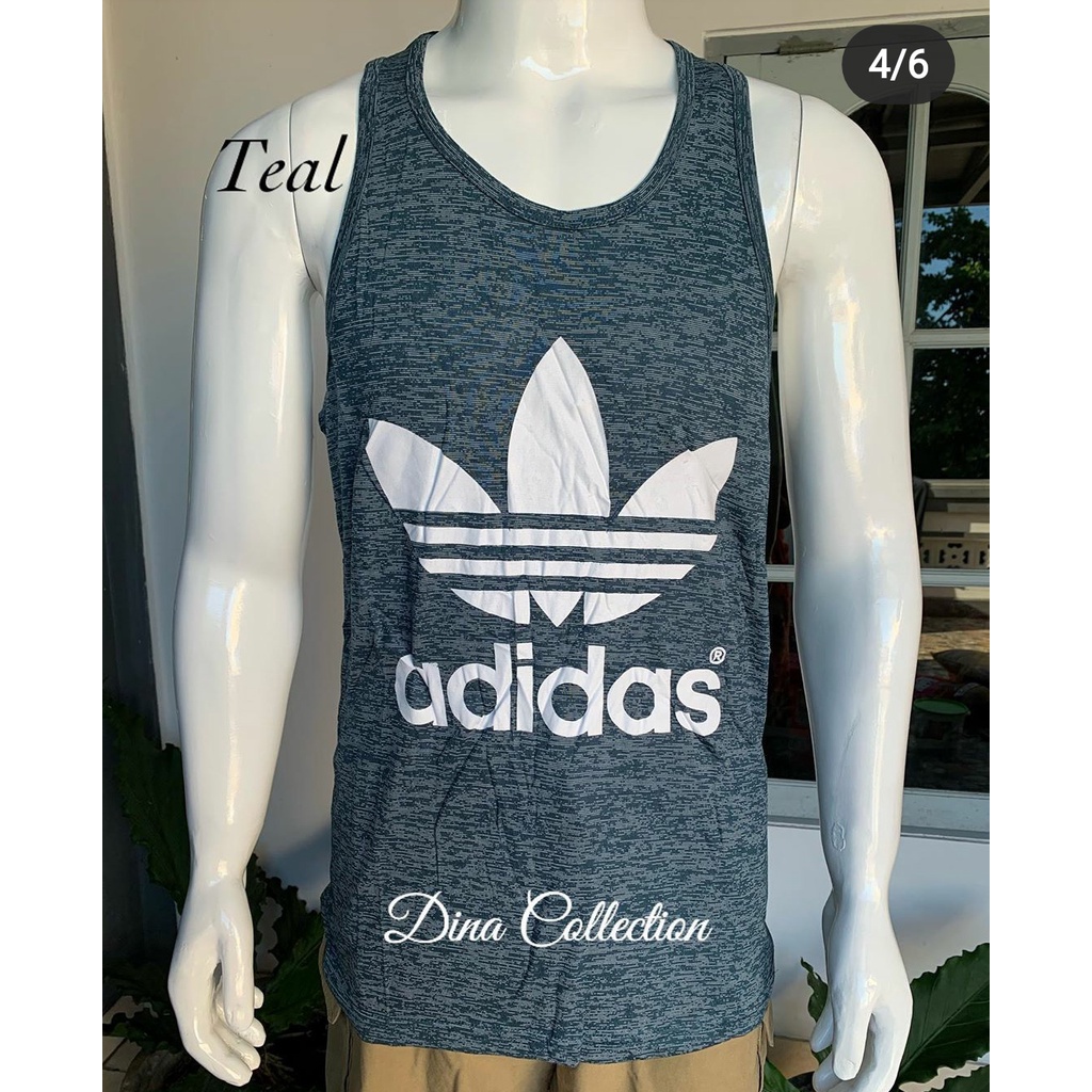 Baju singlet serat gambar Sport Adidas bali kaos oblong