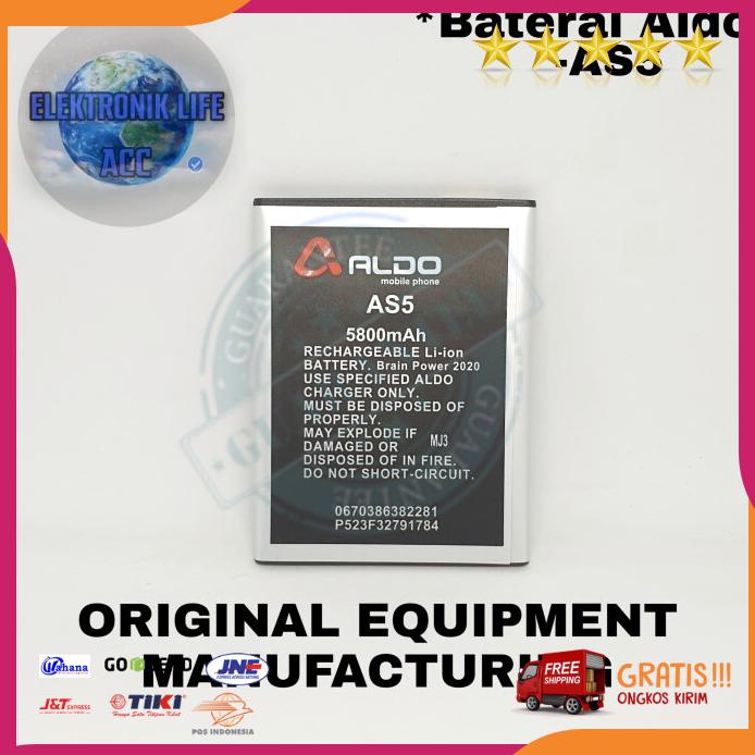 Acc Hp Baterai Batrai Aldo As5 Original Baterai