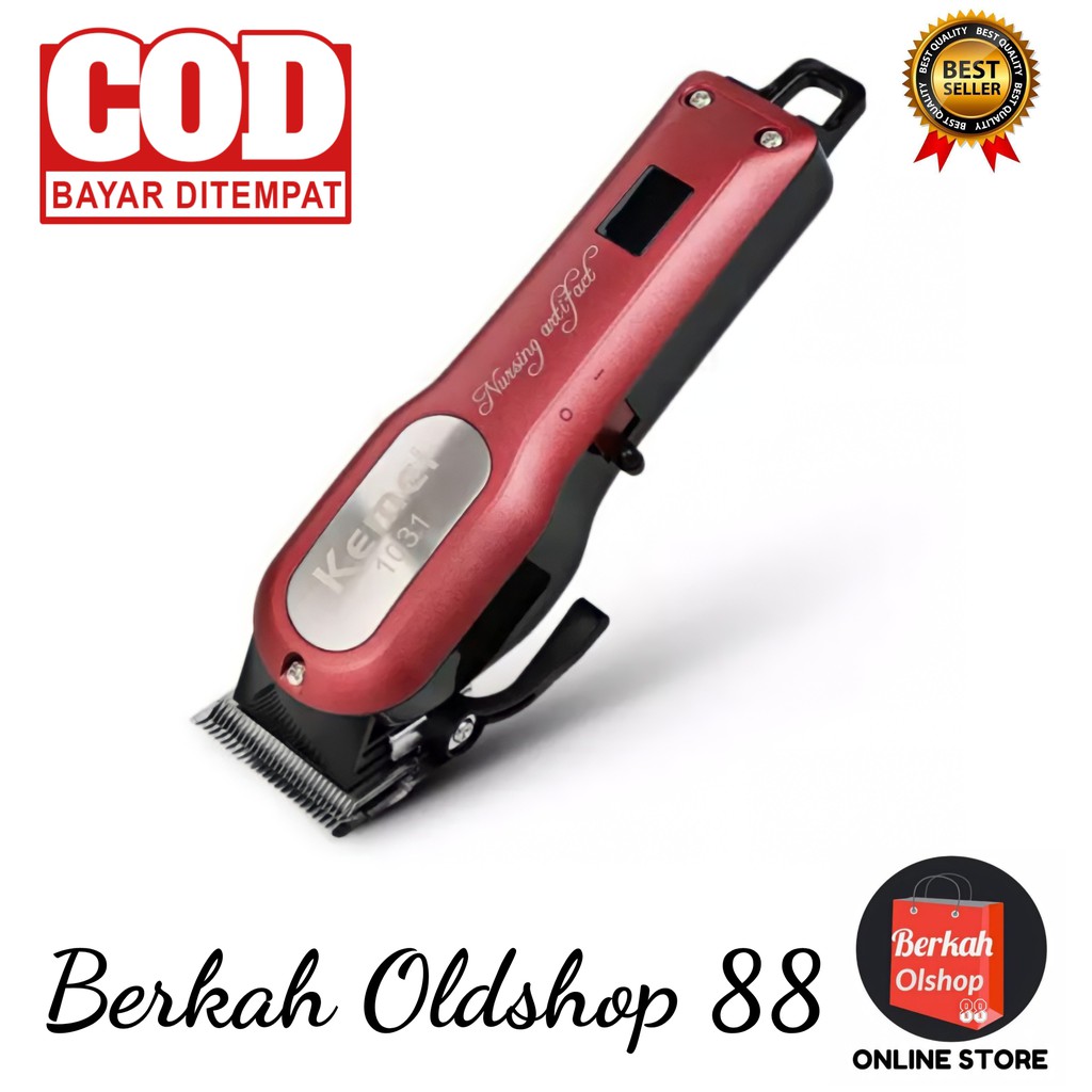 Berkah Oldshop 88 - Alat Mesin Cukur Rambut Original Kemei KM-1031 / Alat Cukur Rambut Elektrik / Mesin Cukur Rambut