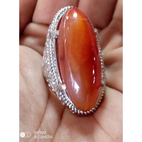 Batu cincin pandan merah super natural