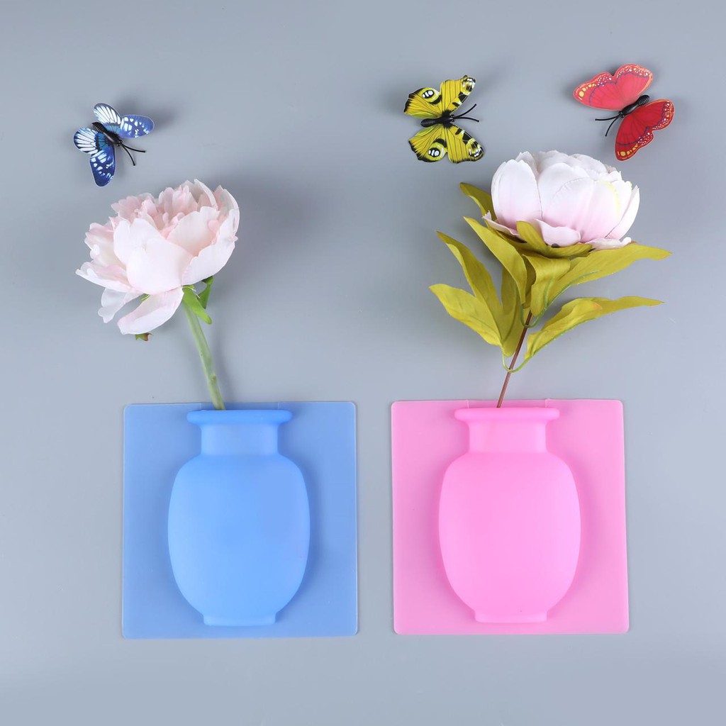 Magic Silicone Vase | Vas Bunga Silikon Tempel Hiasan Dinding Dekorasi Rumah