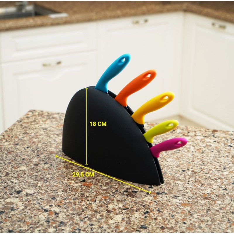 Krischef Set 5 Pcs Pisau Dapur - pisau masak