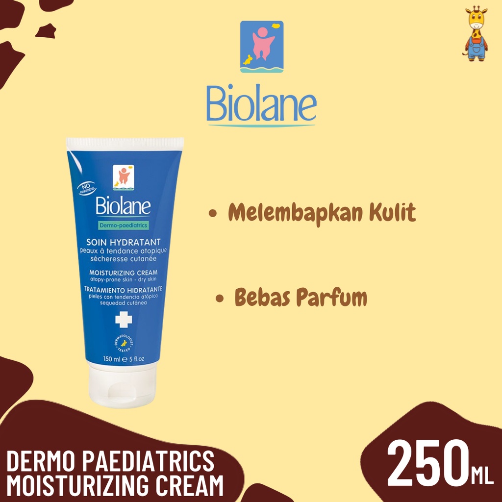 Biolane Dermo Paediatrics Moisturizing Cream 250ml