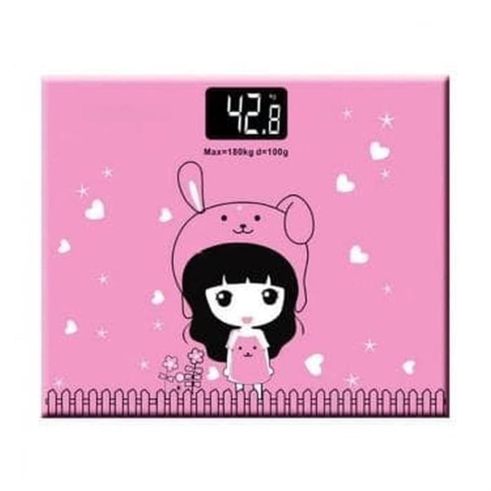 ST0079 CUTE GIRL TIMBANGAN BADAN DIGITAL KARAKTER Keren