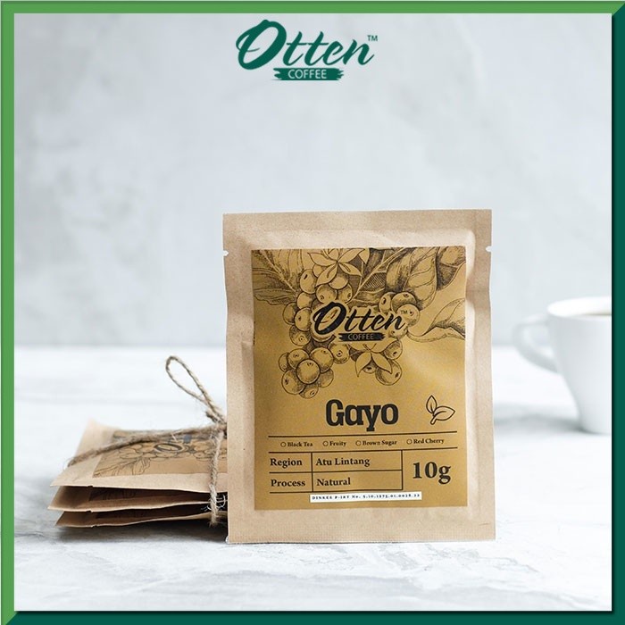 

Drip Coffee 10g Arabica Aceh Gayo Natural Process (4 Sachet)