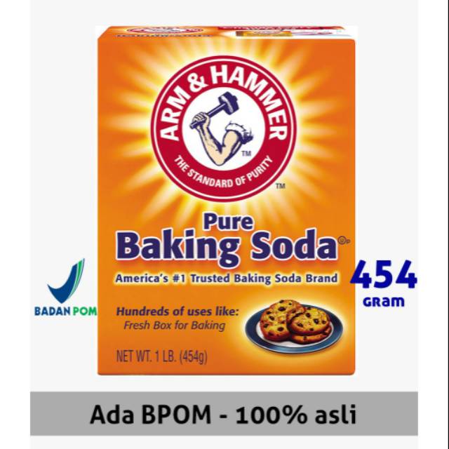 

Baking Soda Merk Arm & Hammer Asli USA 454 GR