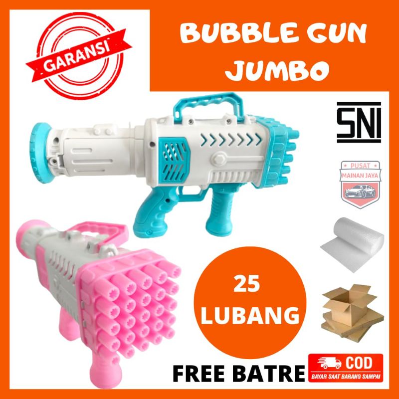 Buble gun bubble gun pistol besar jumbo 25 lubang buble gun roket SS1526