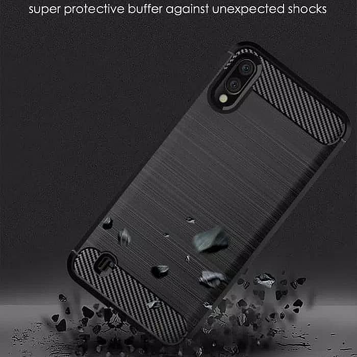 CASE SLIM FIT CARBON IPAKY SAMSUNG GALAXY M10 SOFTCASE - FA